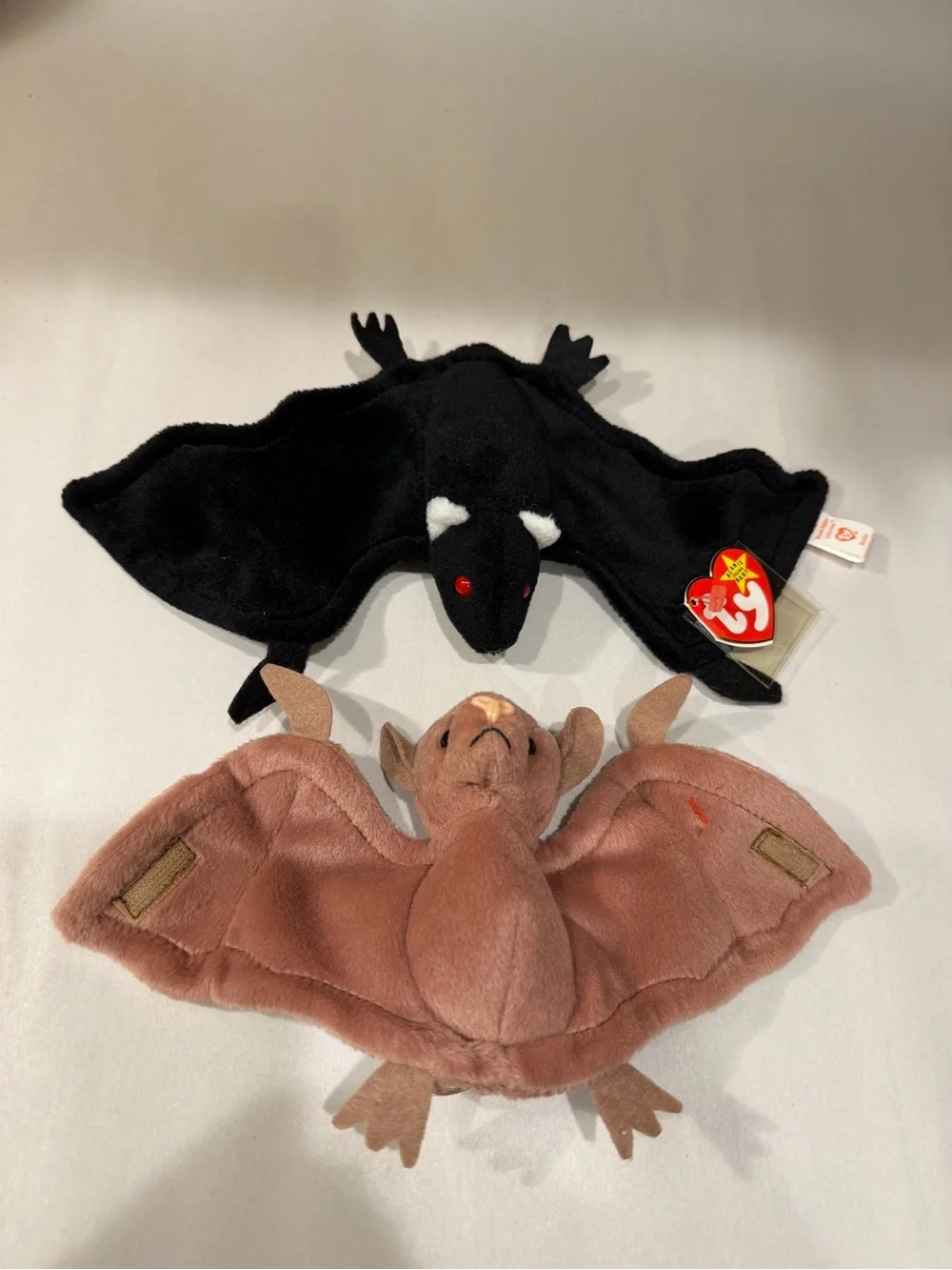 Radar Ty Beanie Baby Black Bat 1995 PVC Pellets 4th Gen Hang Tag 3rd Gen Tush